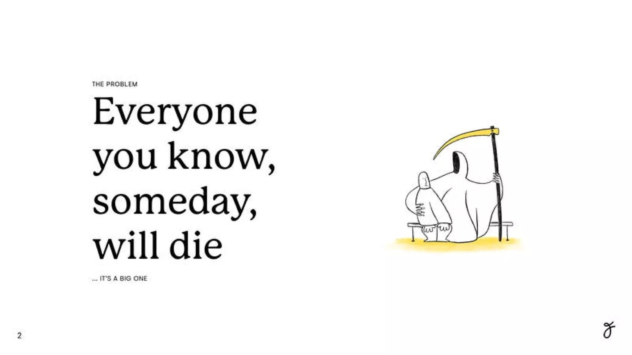 Farewill pitch deck slide 2