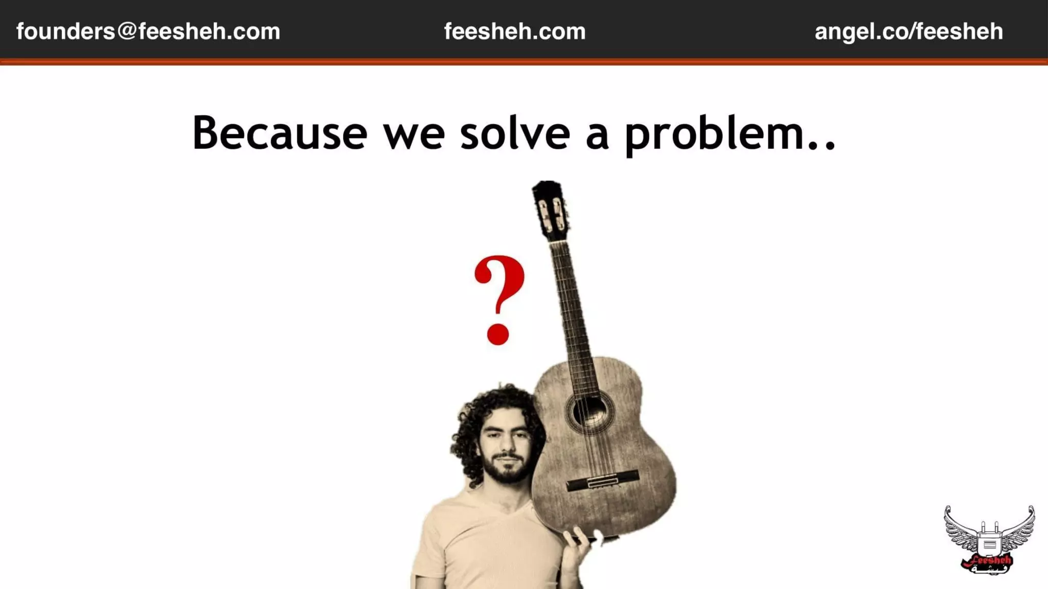 Feesheh pitch deck slide 3