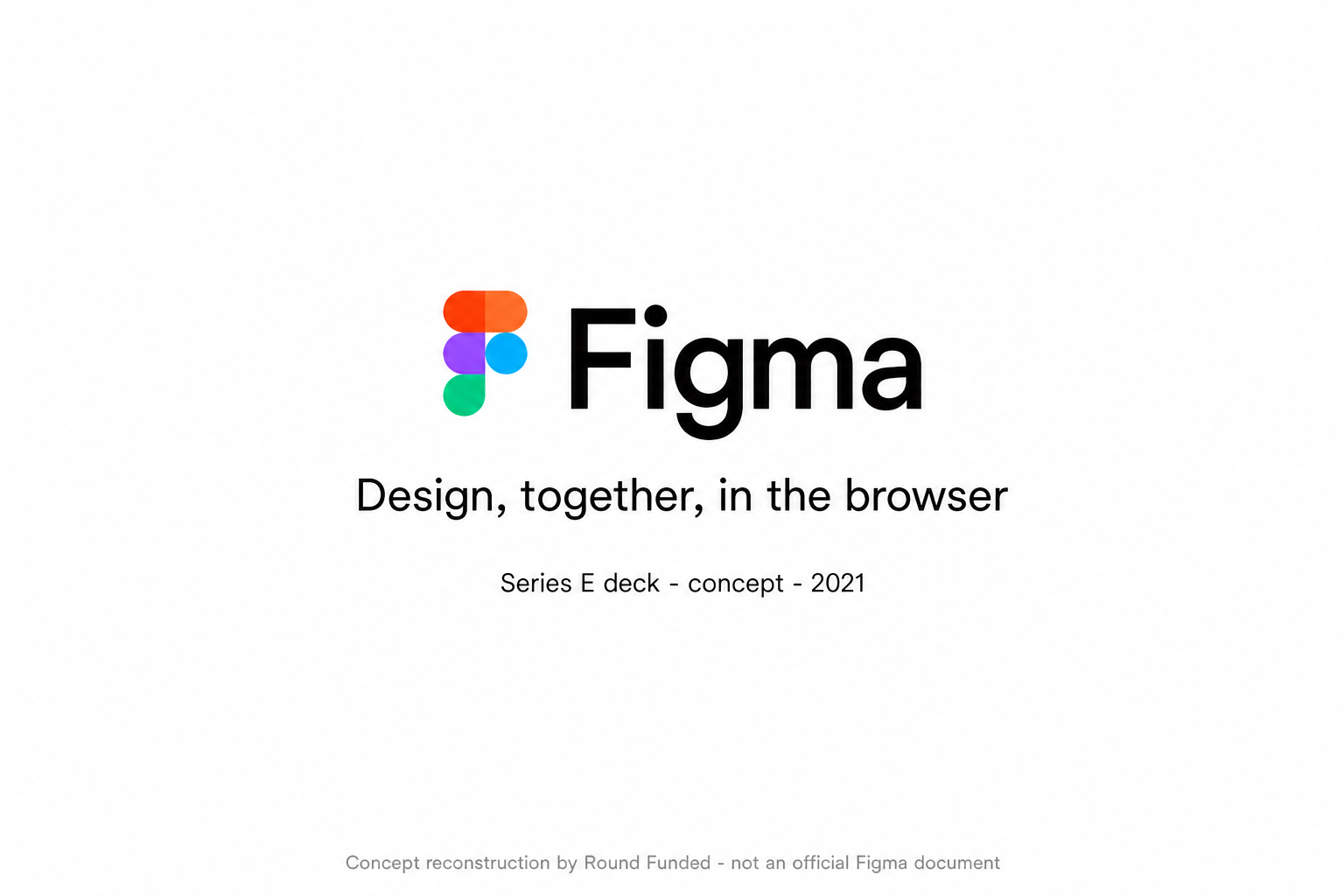 Figma pitch deck slide 1