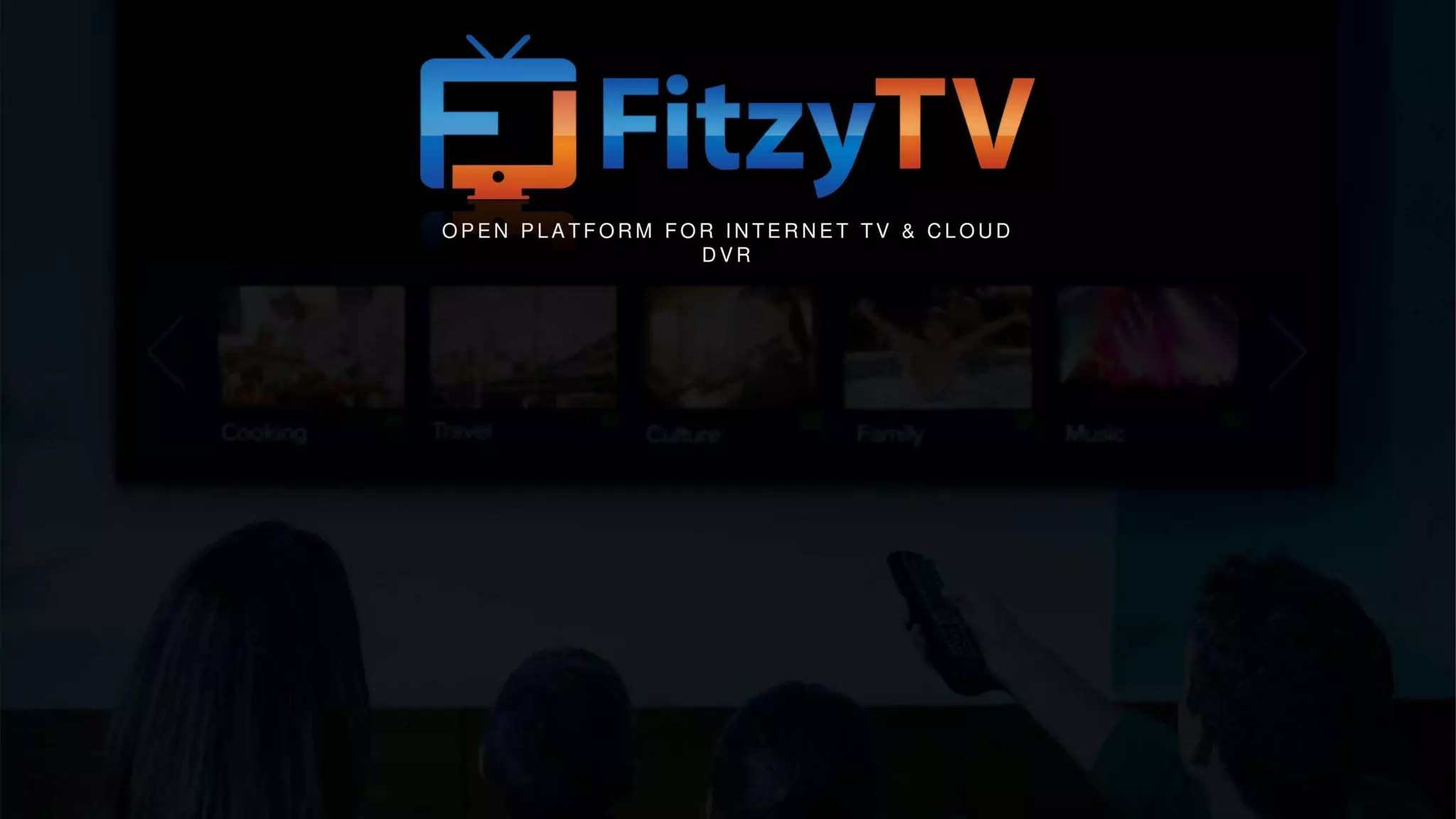 Fitzytv pitch deck slide 1