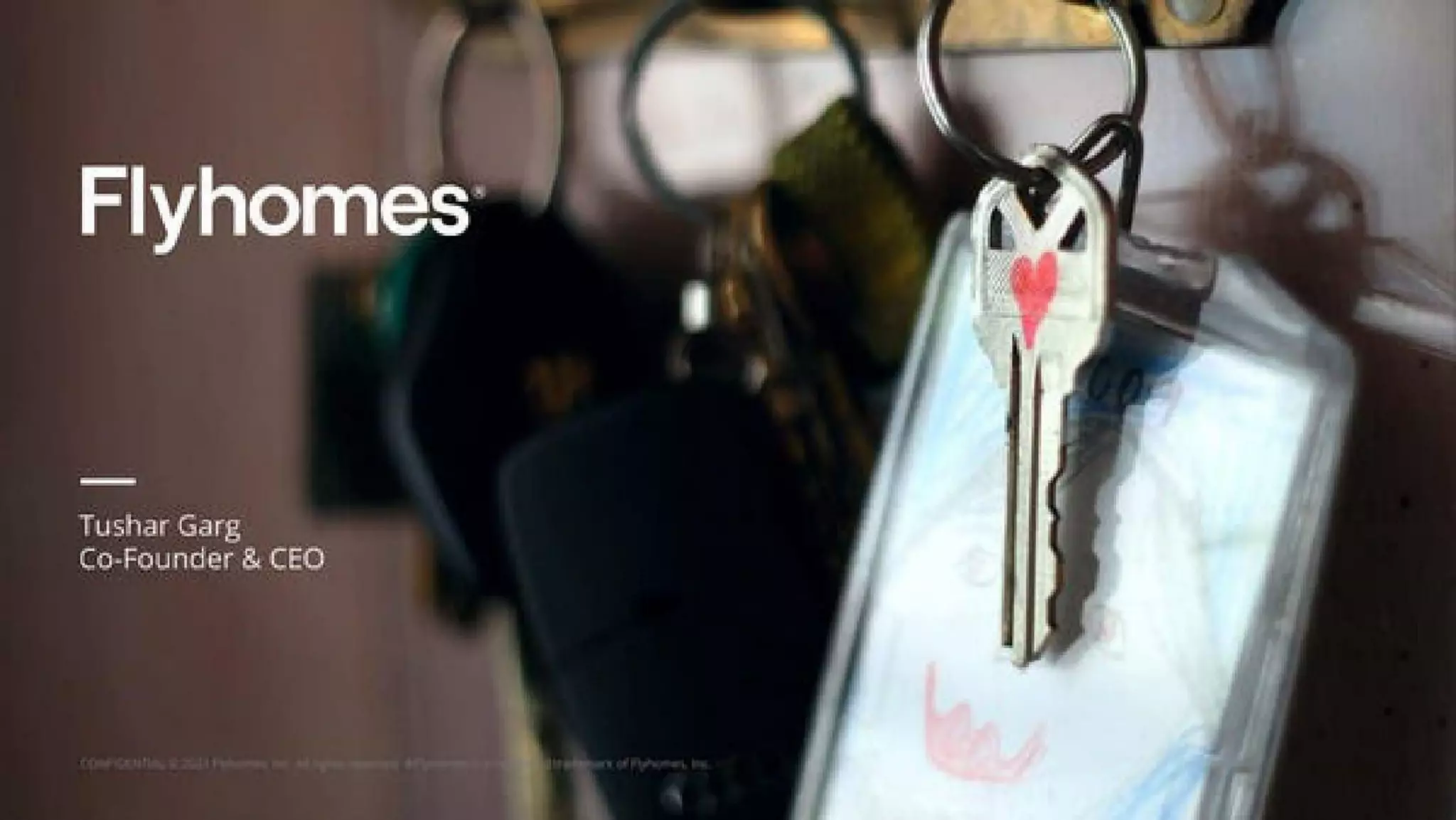 Flyhomes pitch deck slide 1