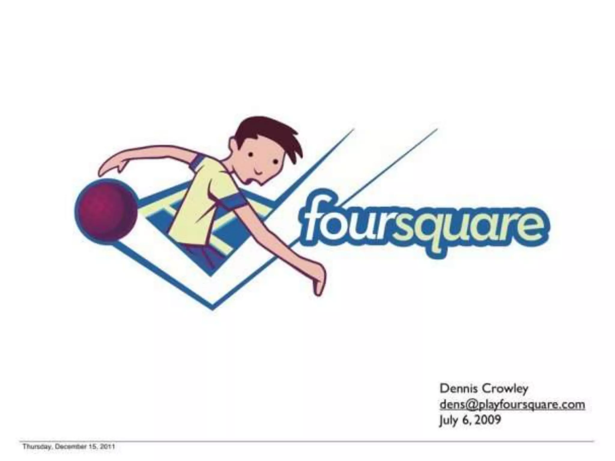 Foursquare pitch deck slide 1