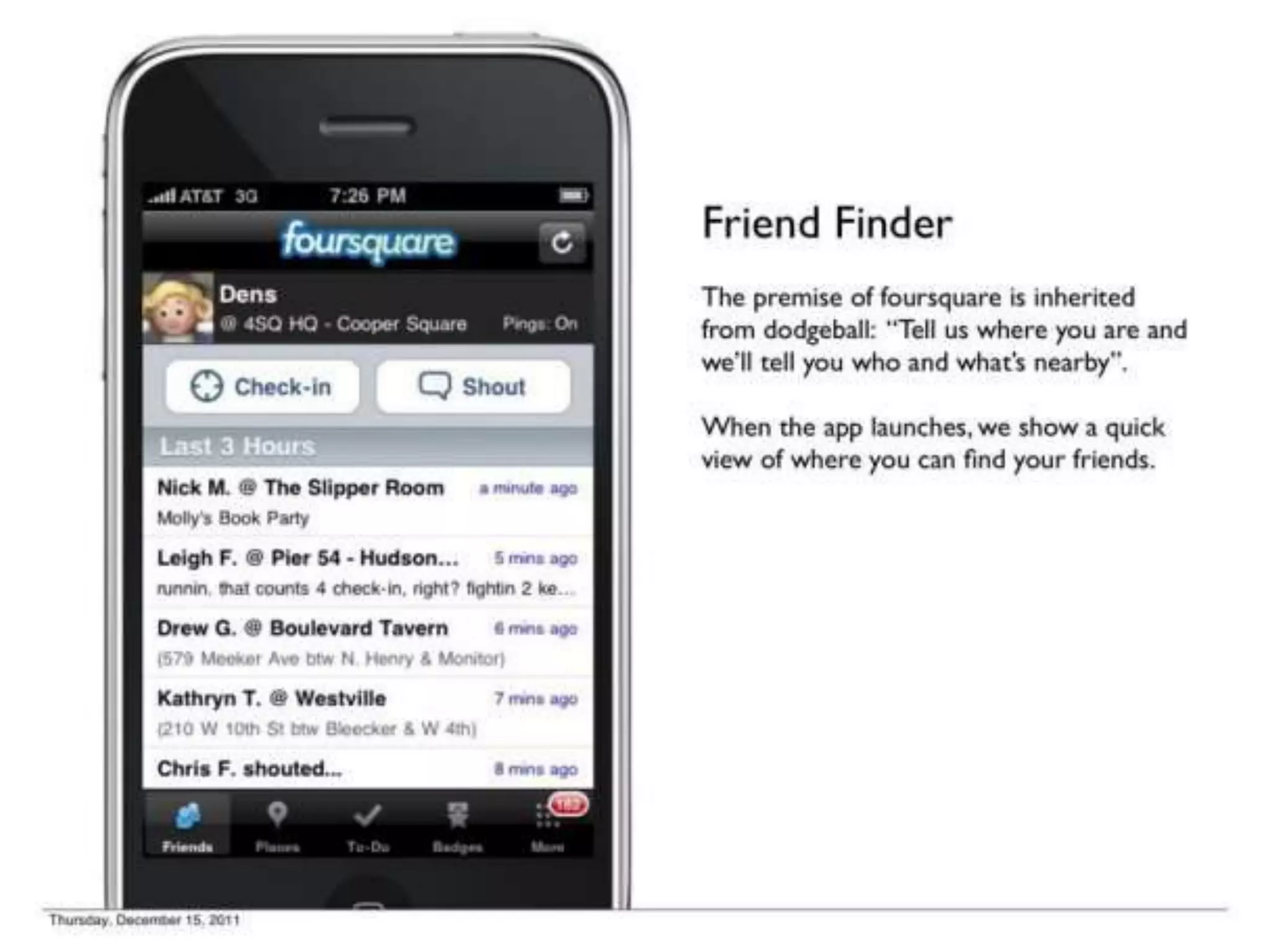 Foursquare pitch deck slide 3