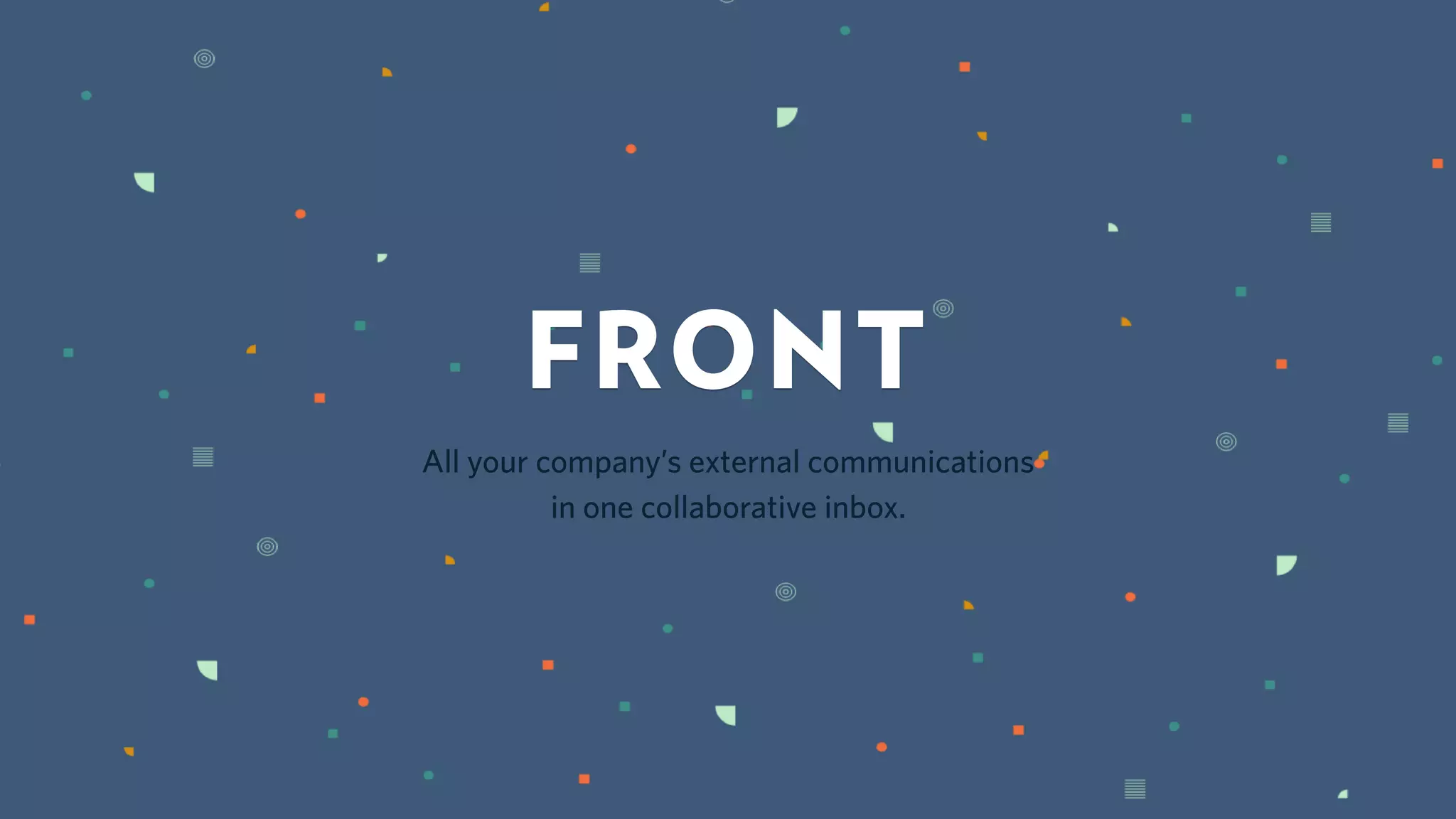 Front pitch deck slide 1