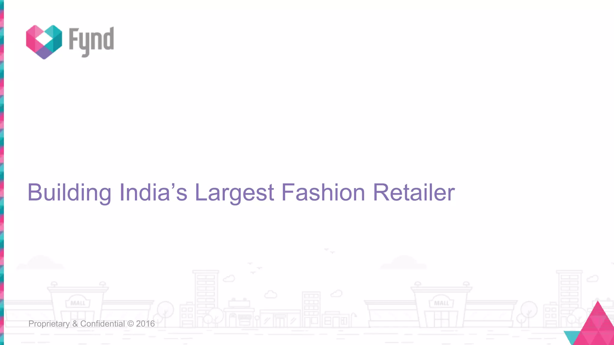 Fynd pitch deck slide 1