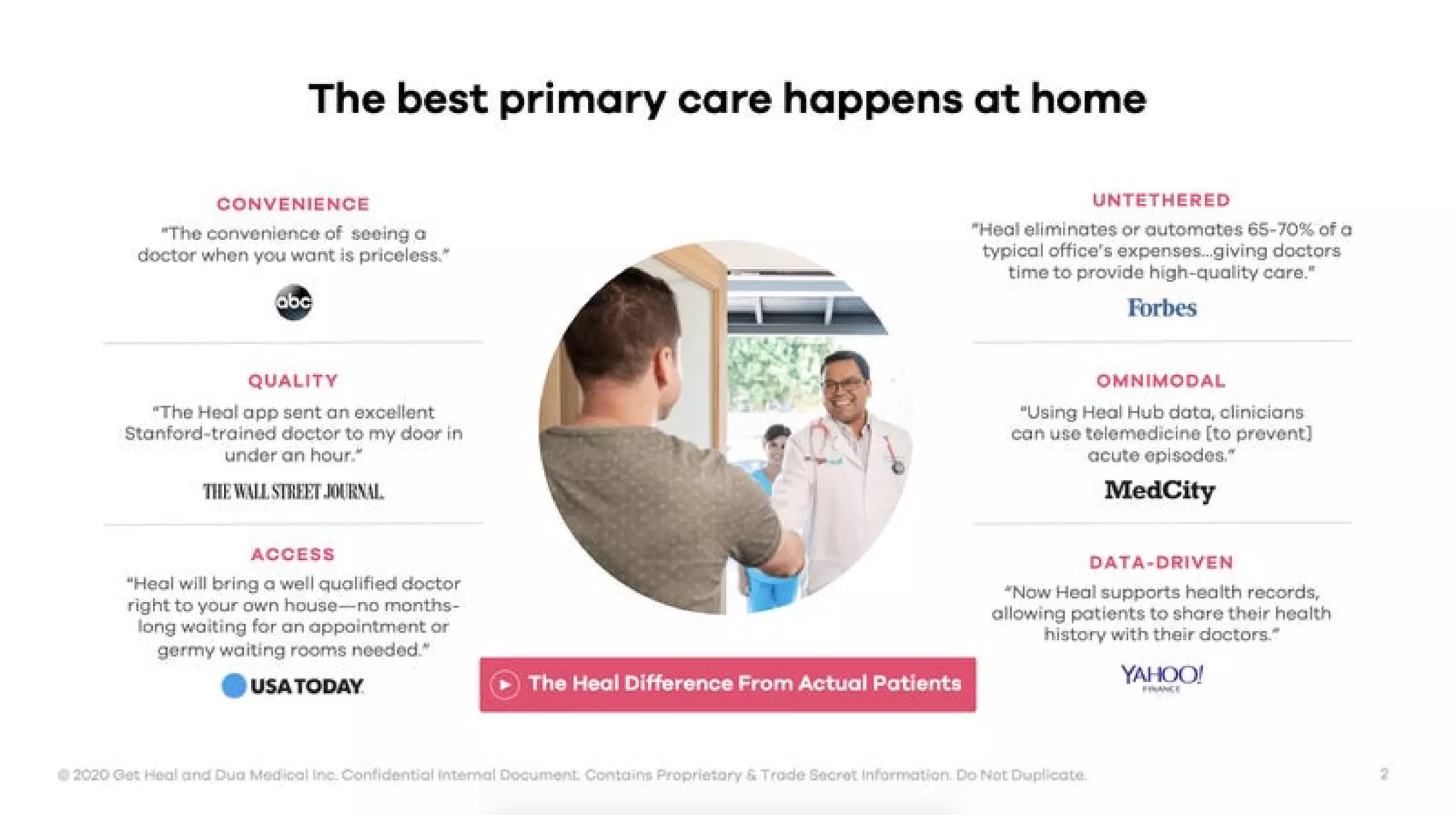 Heal pitch deck slide 2