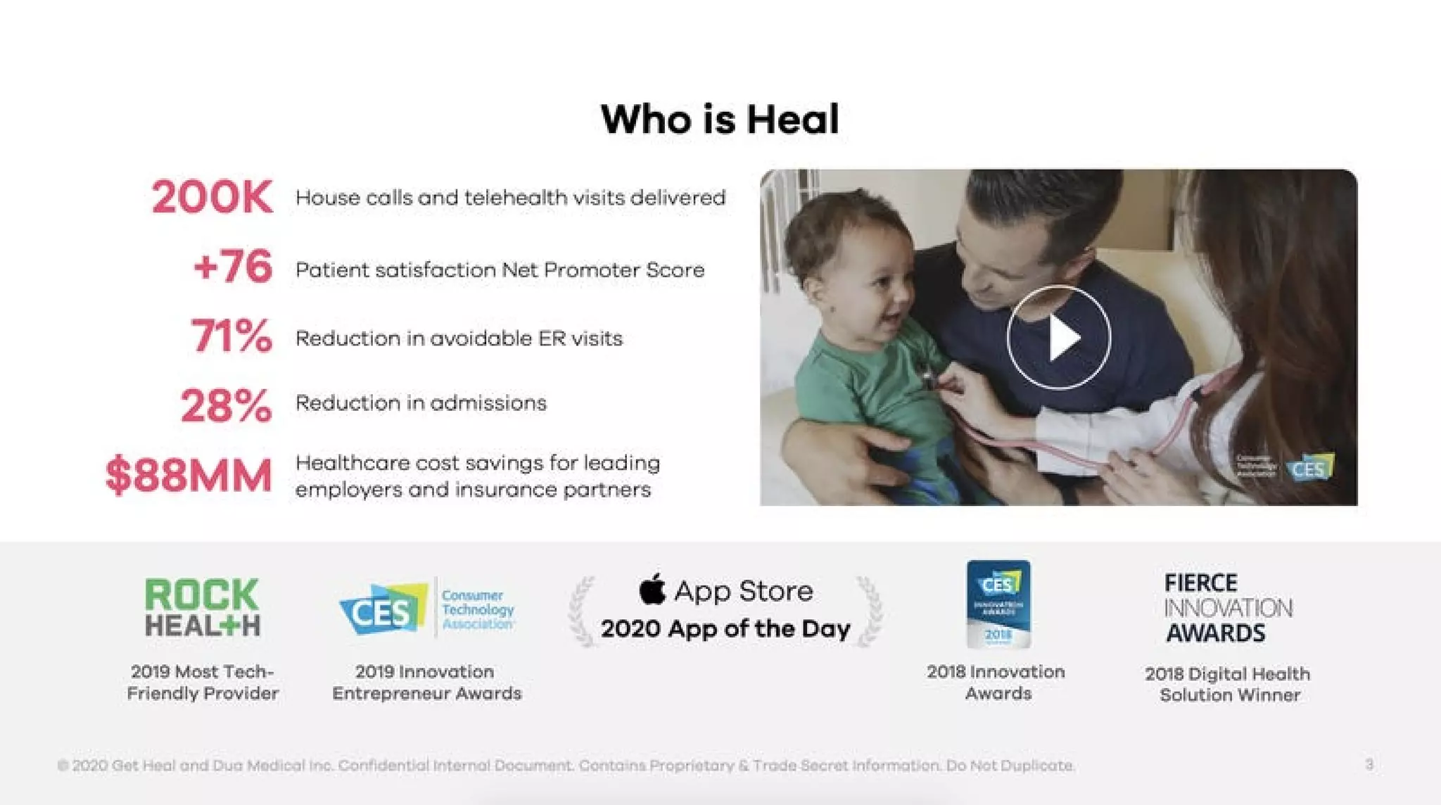 Heal pitch deck slide 3