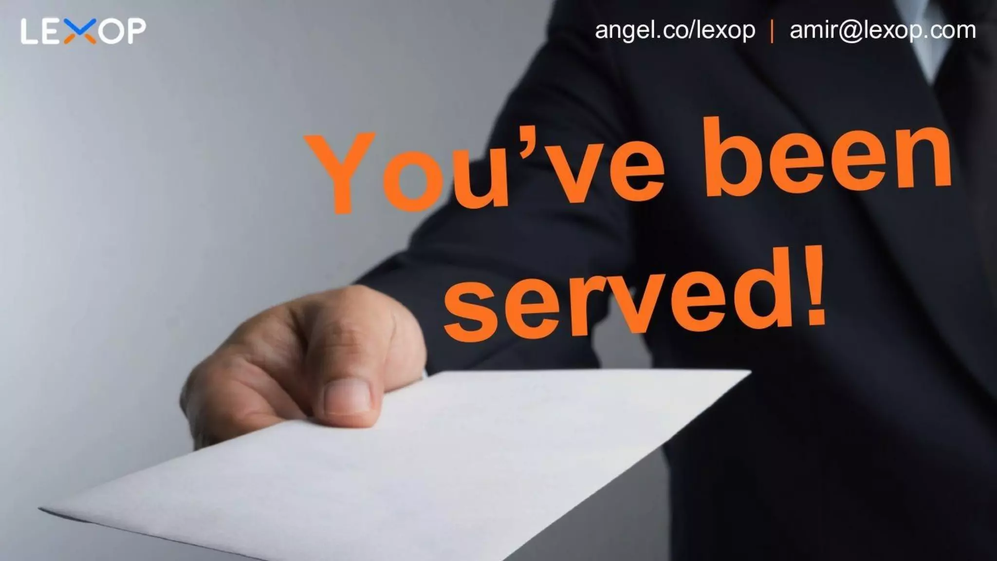 Lexop pitch deck slide 3