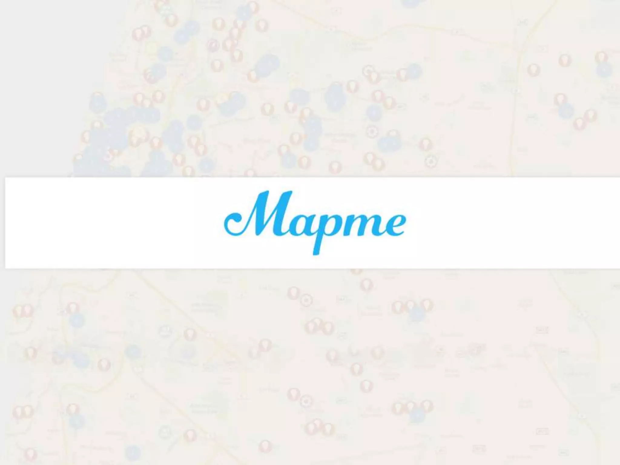 Mapme pitch deck slide 1