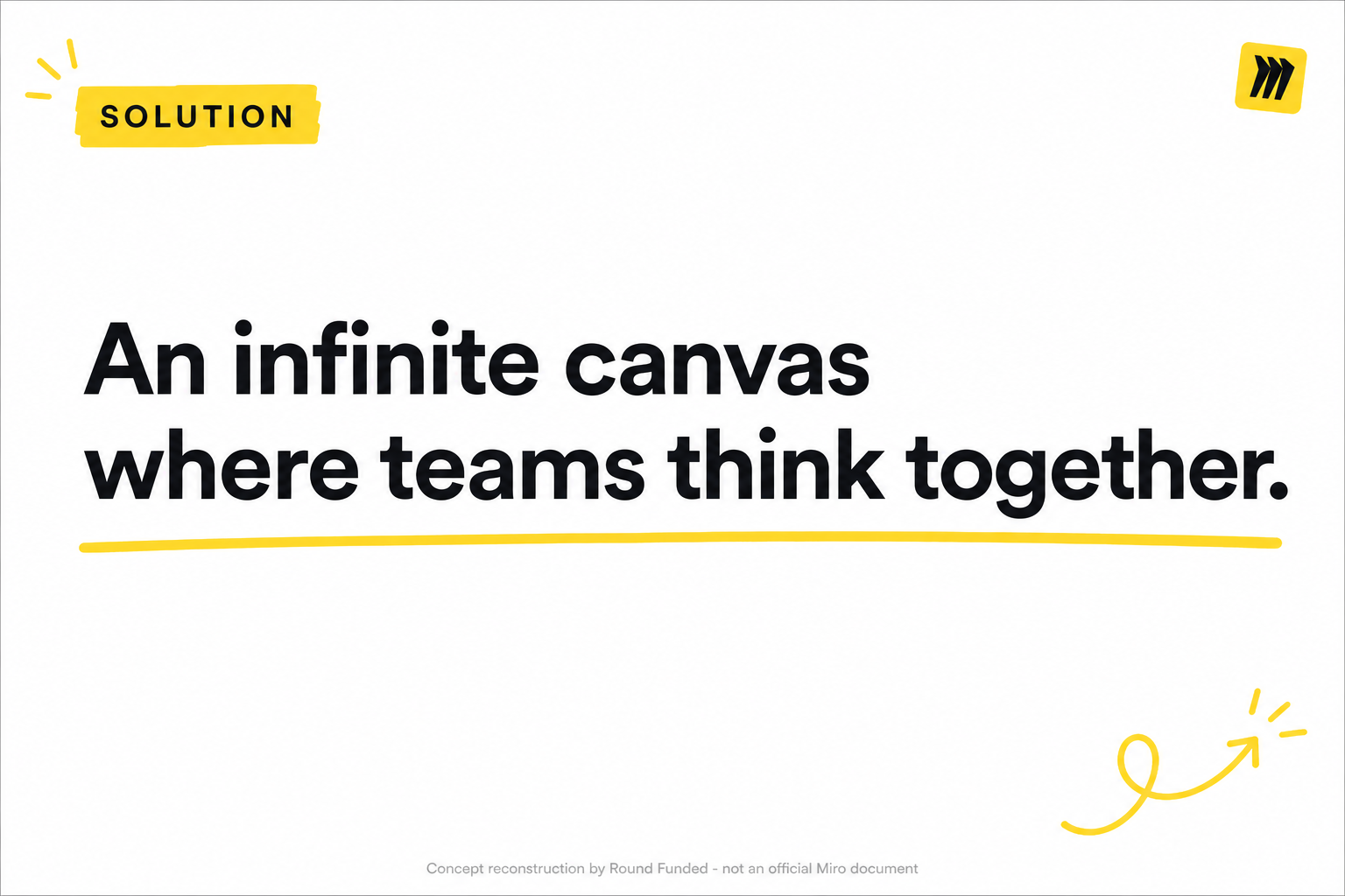 Miro pitch deck slide 3