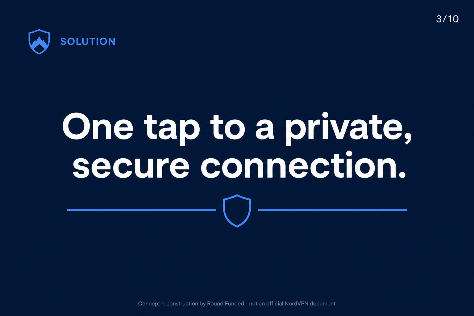 NordVPN pitch deck slide 3