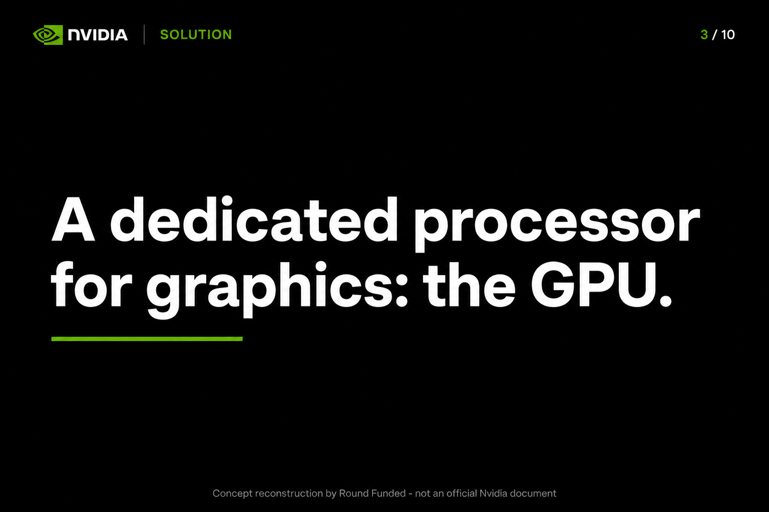 Nvidia pitch deck slide 3