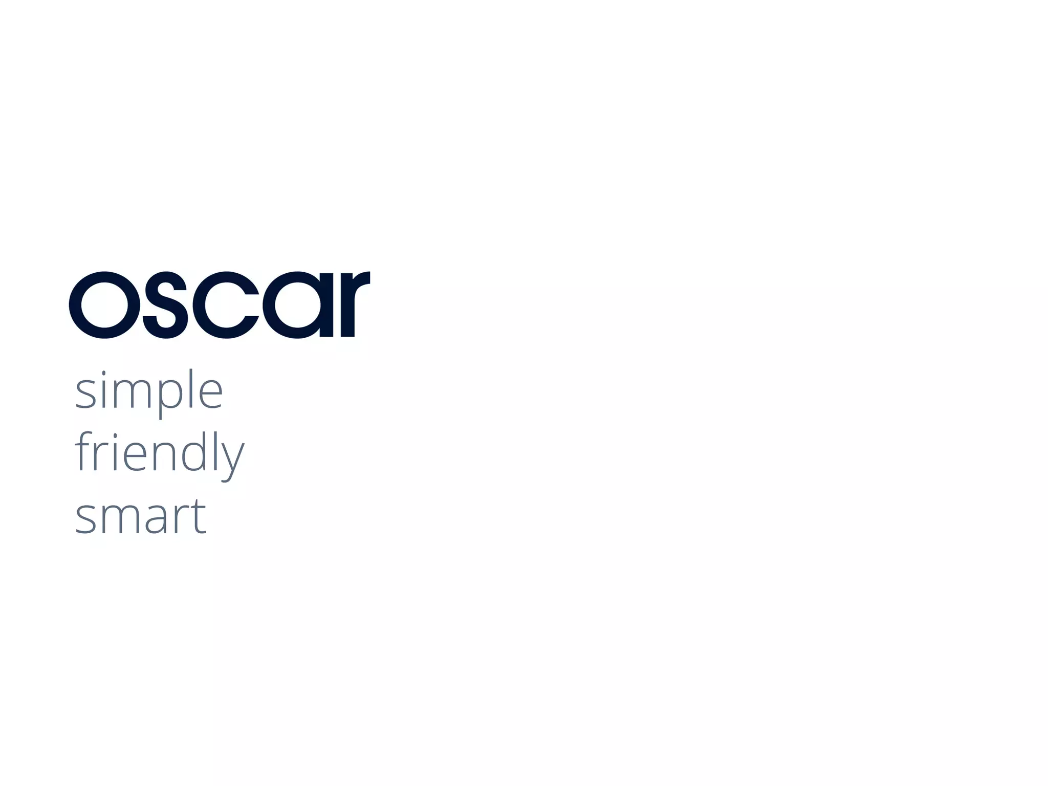 Oscar Health pitch deck slide 1