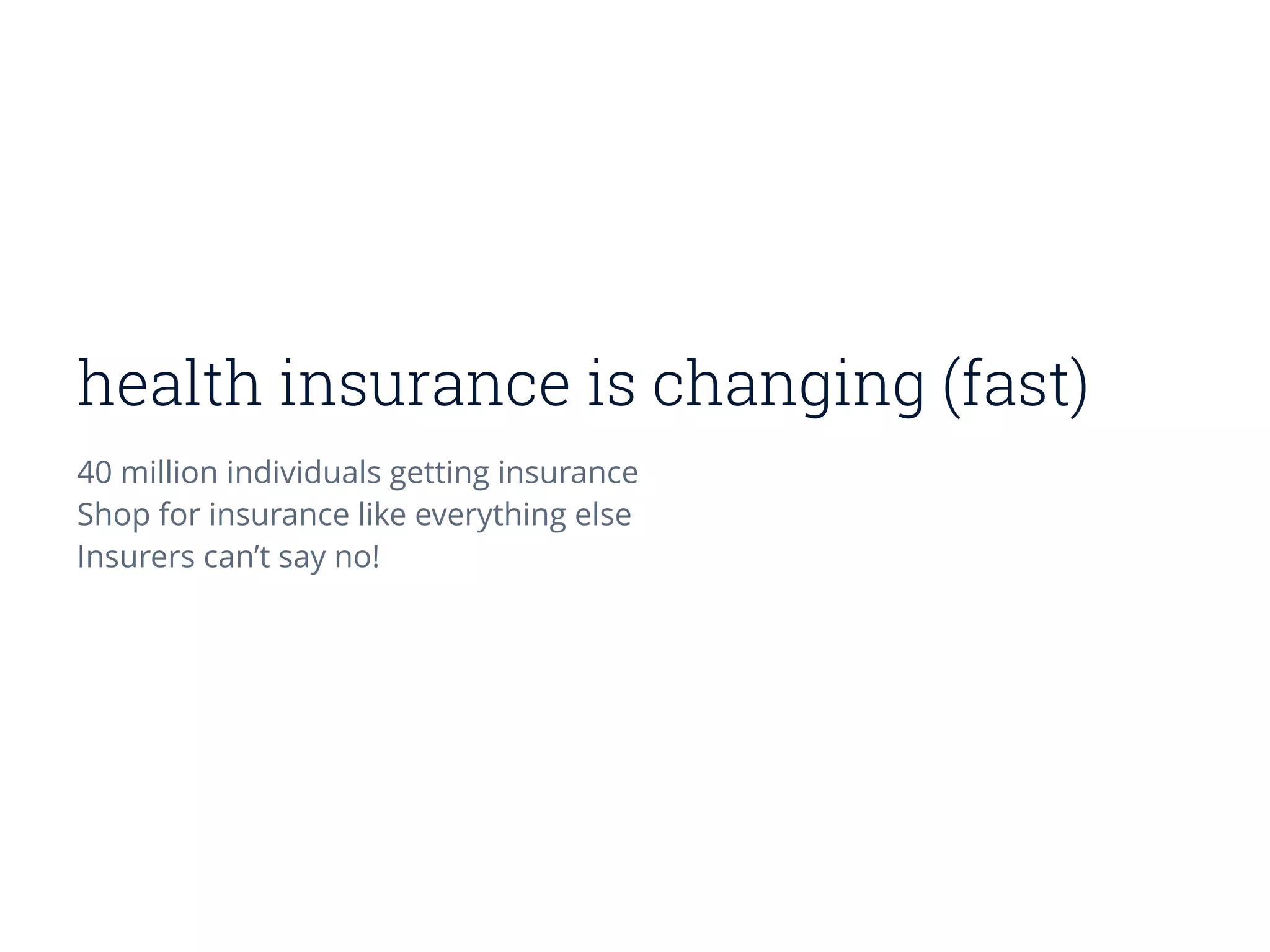 Oscar Health pitch deck slide 3