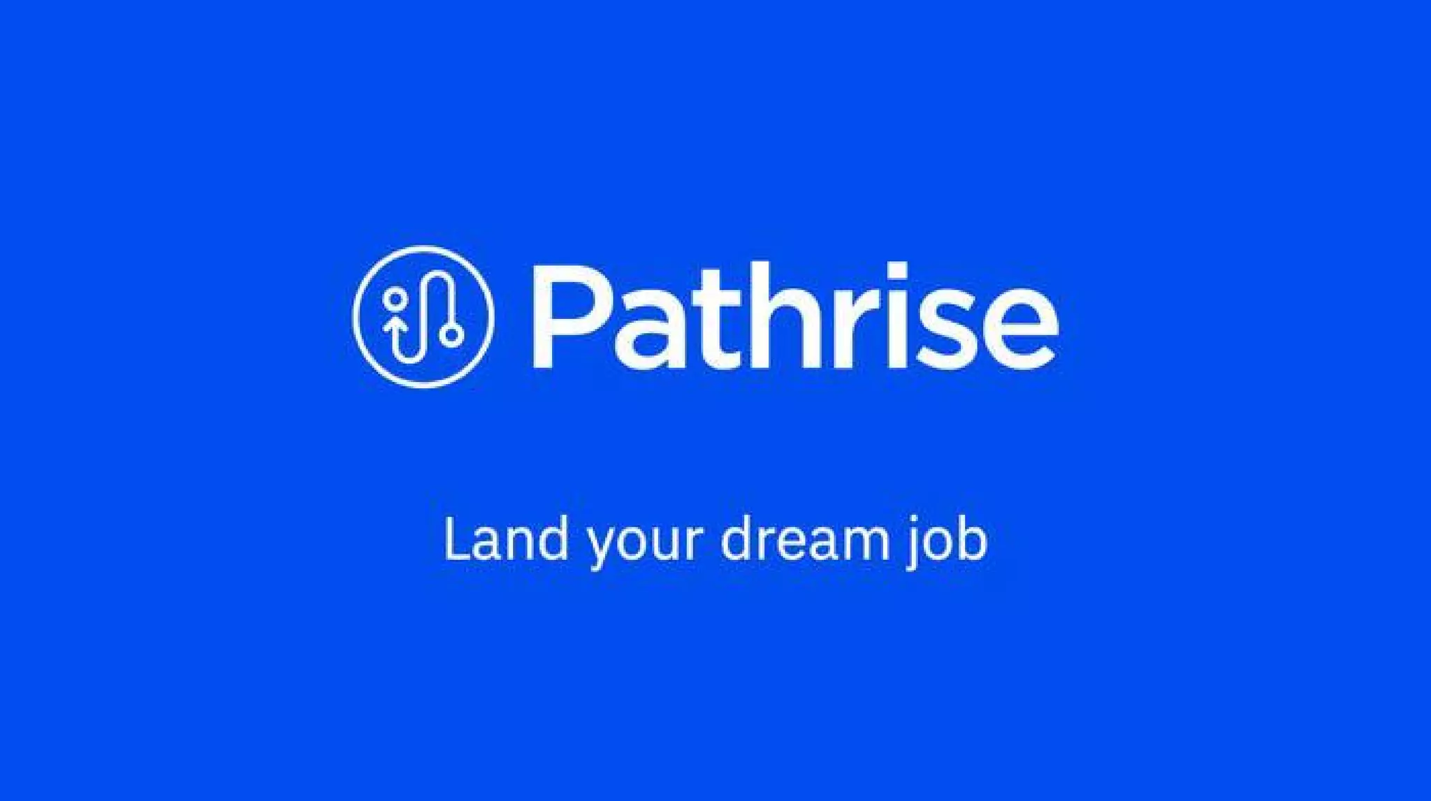 Pathrise pitch deck slide 1