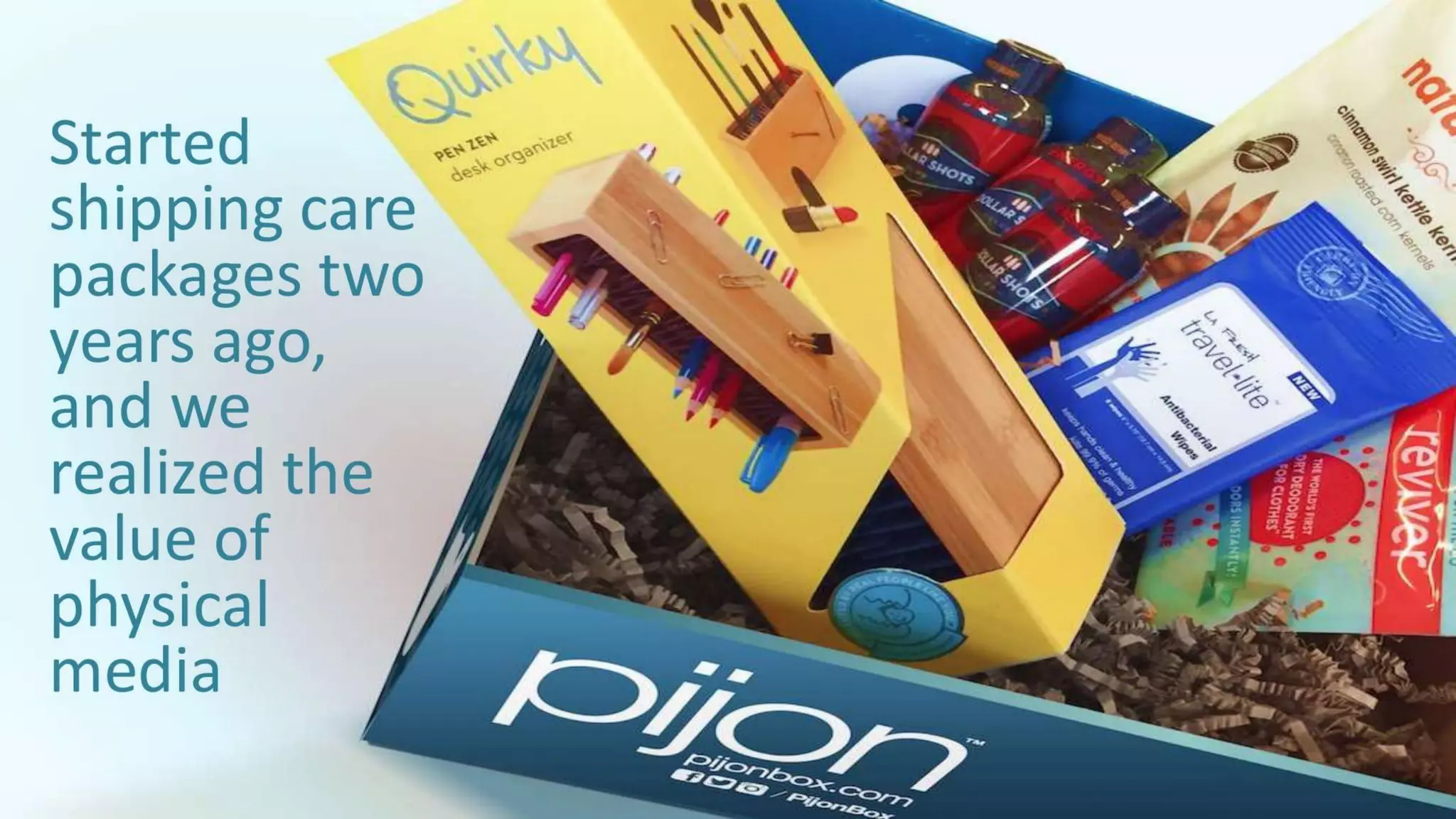 Pijon pitch deck slide 2