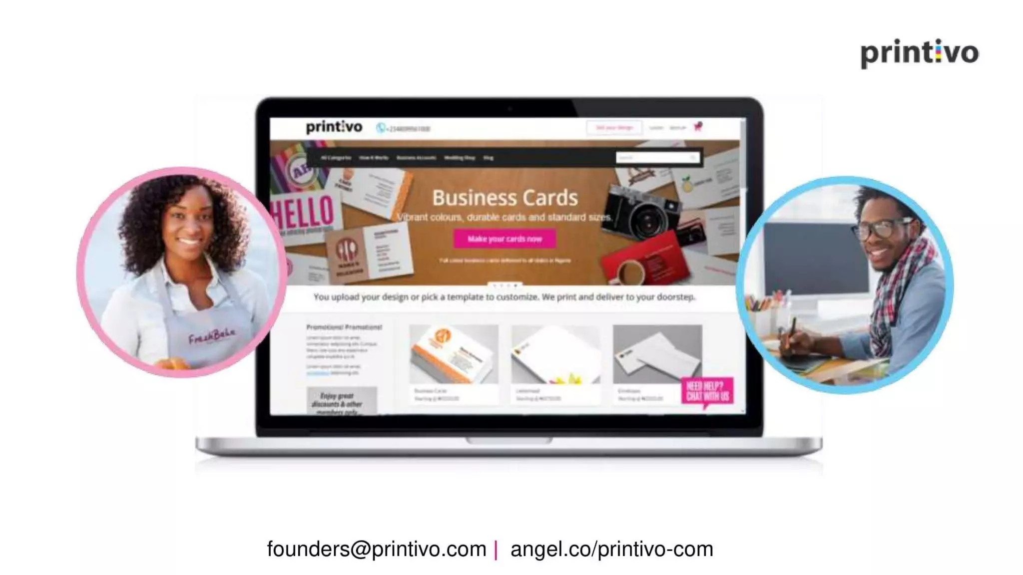 Printivo pitch deck slide 3