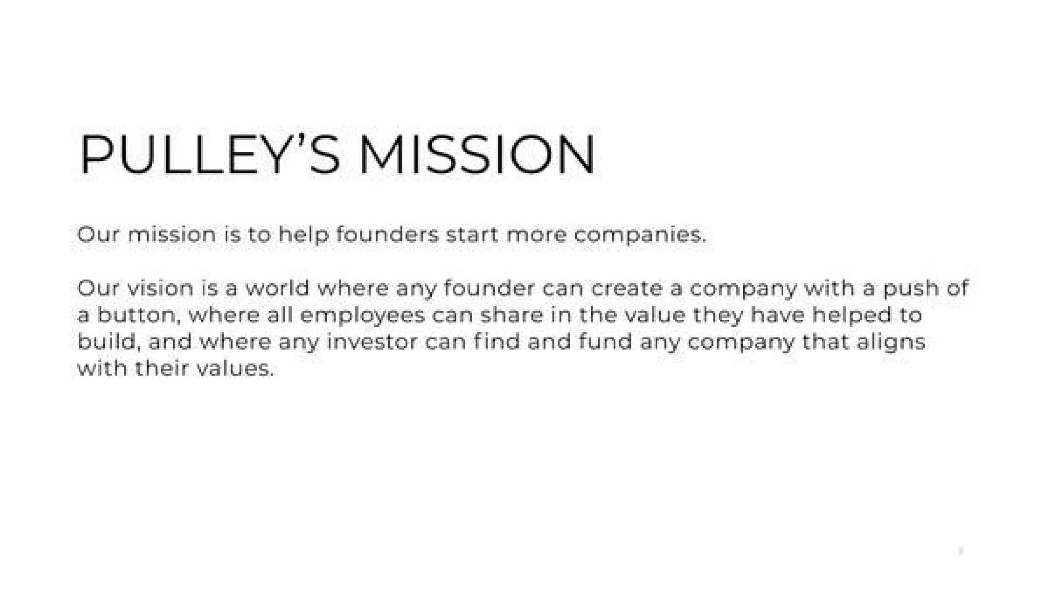 Pulley pitch deck slide 3