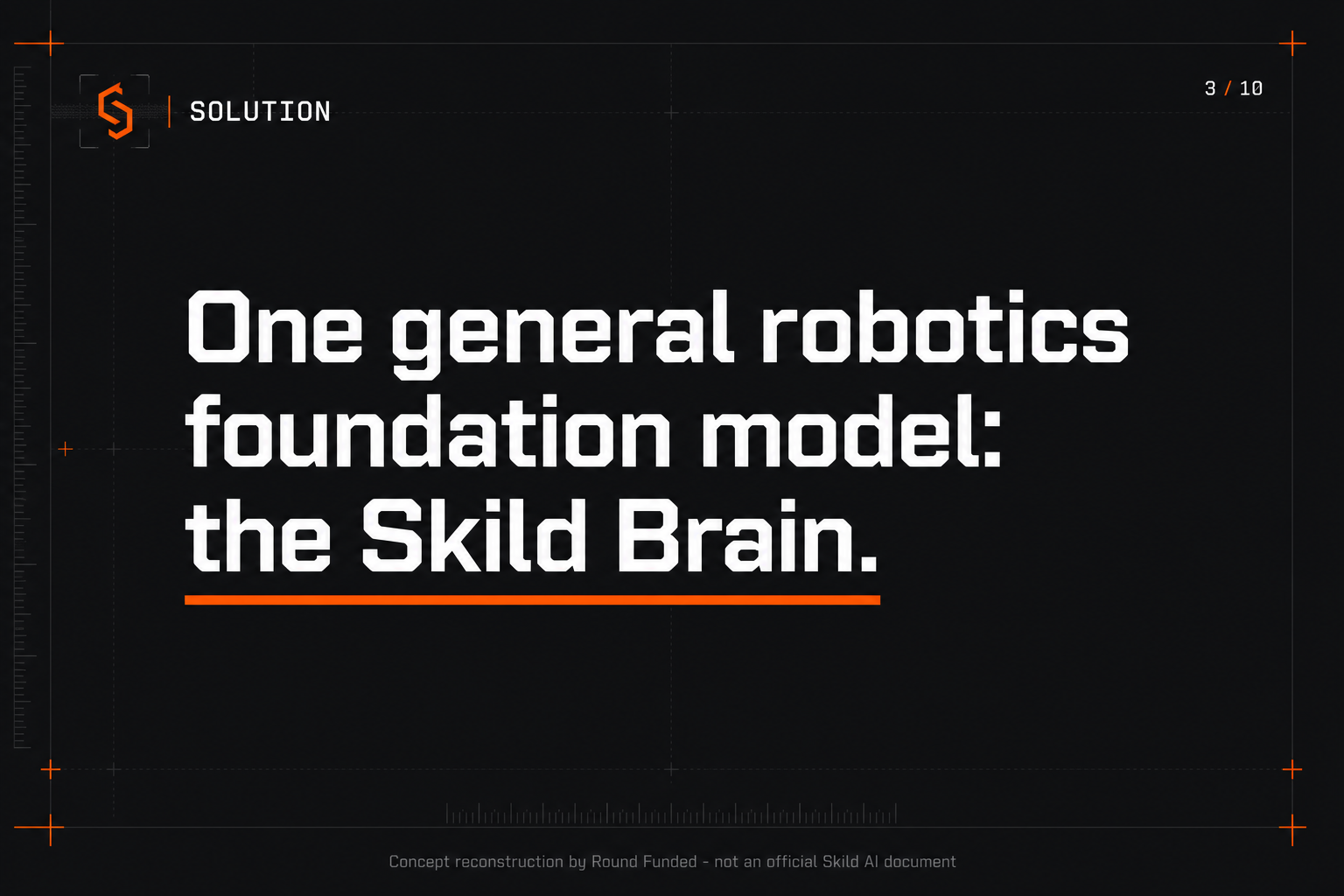Skild AI pitch deck slide 3