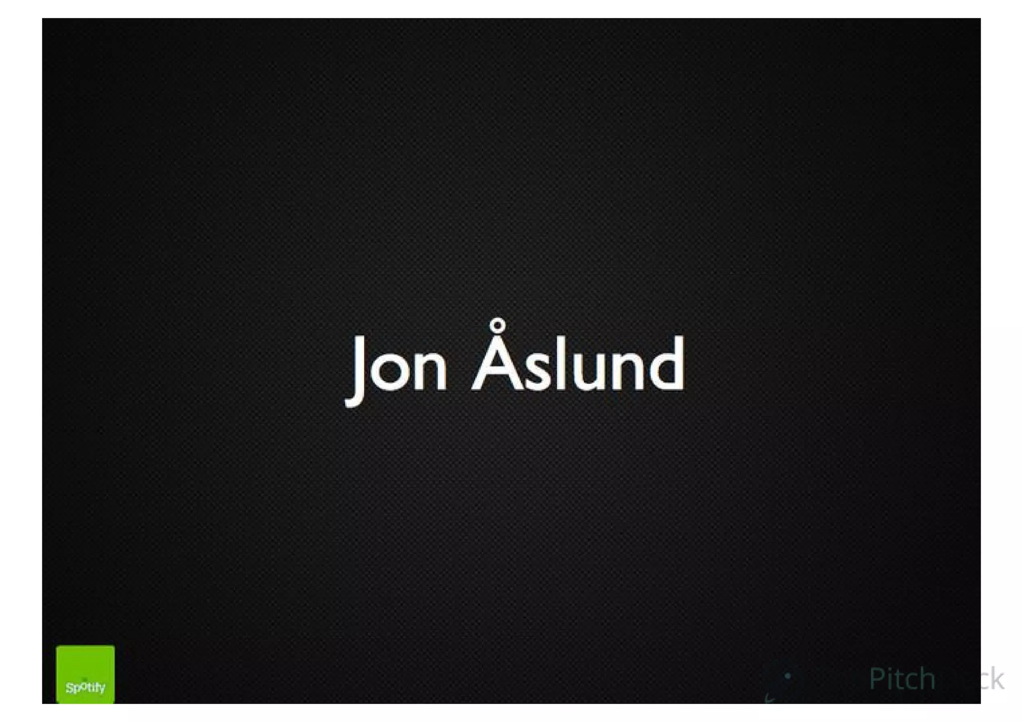 Spotify pitch deck slide 3
