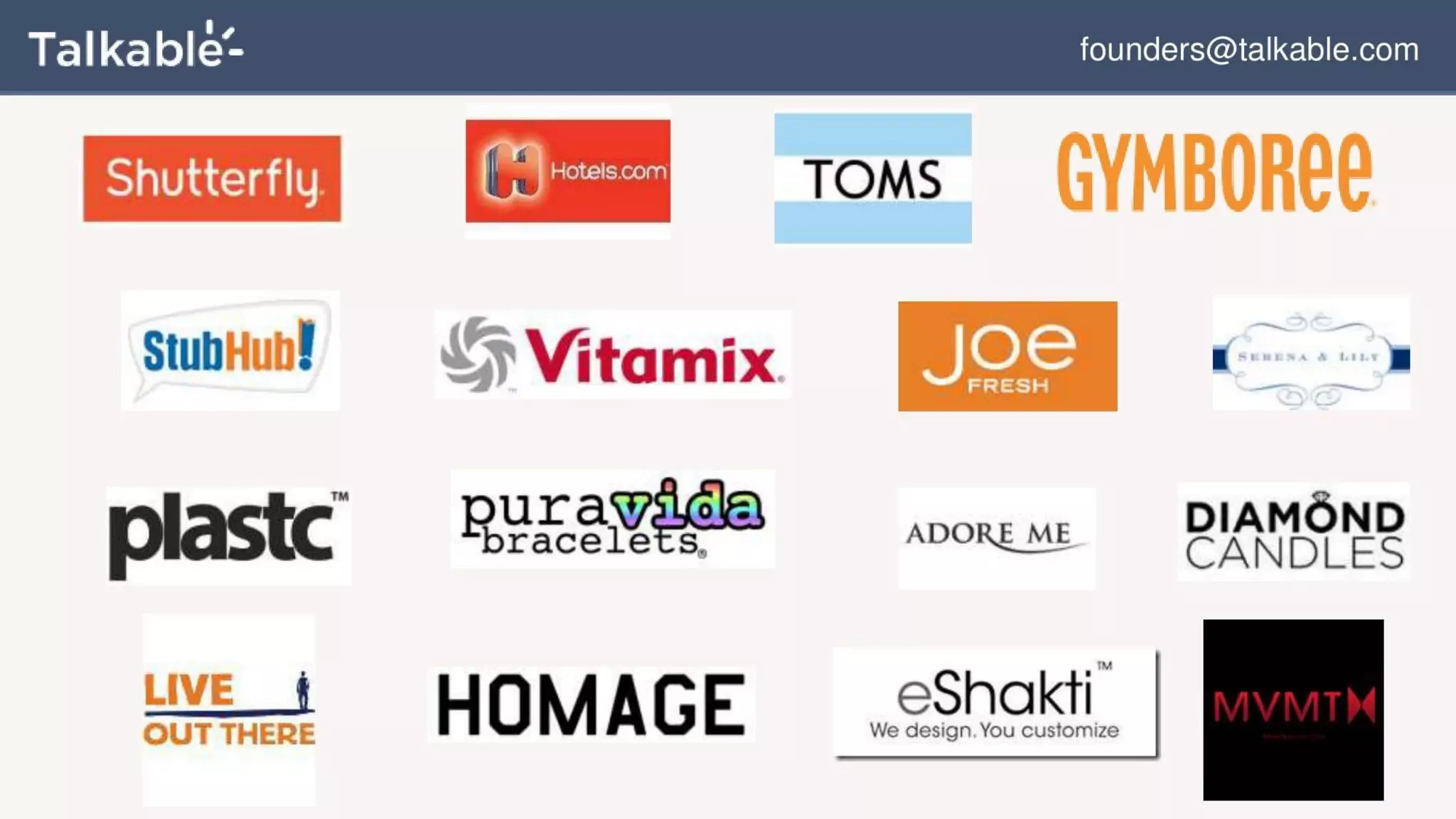 Talkable pitch deck slide 2
