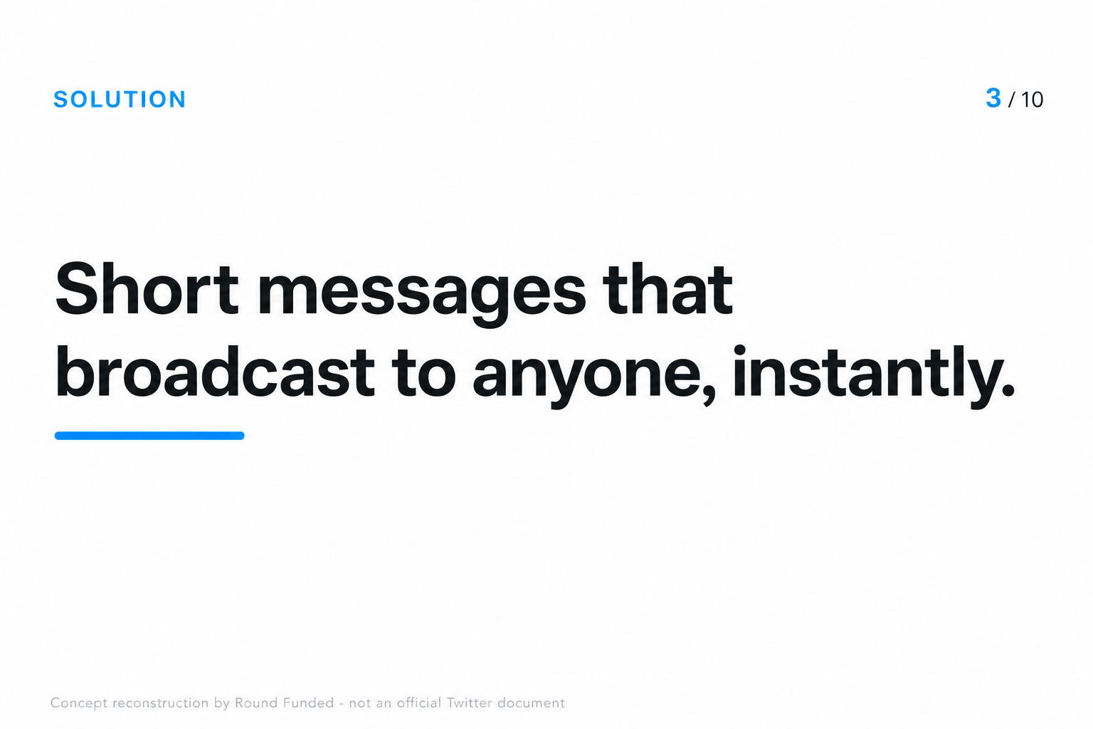 Twitter pitch deck slide 3