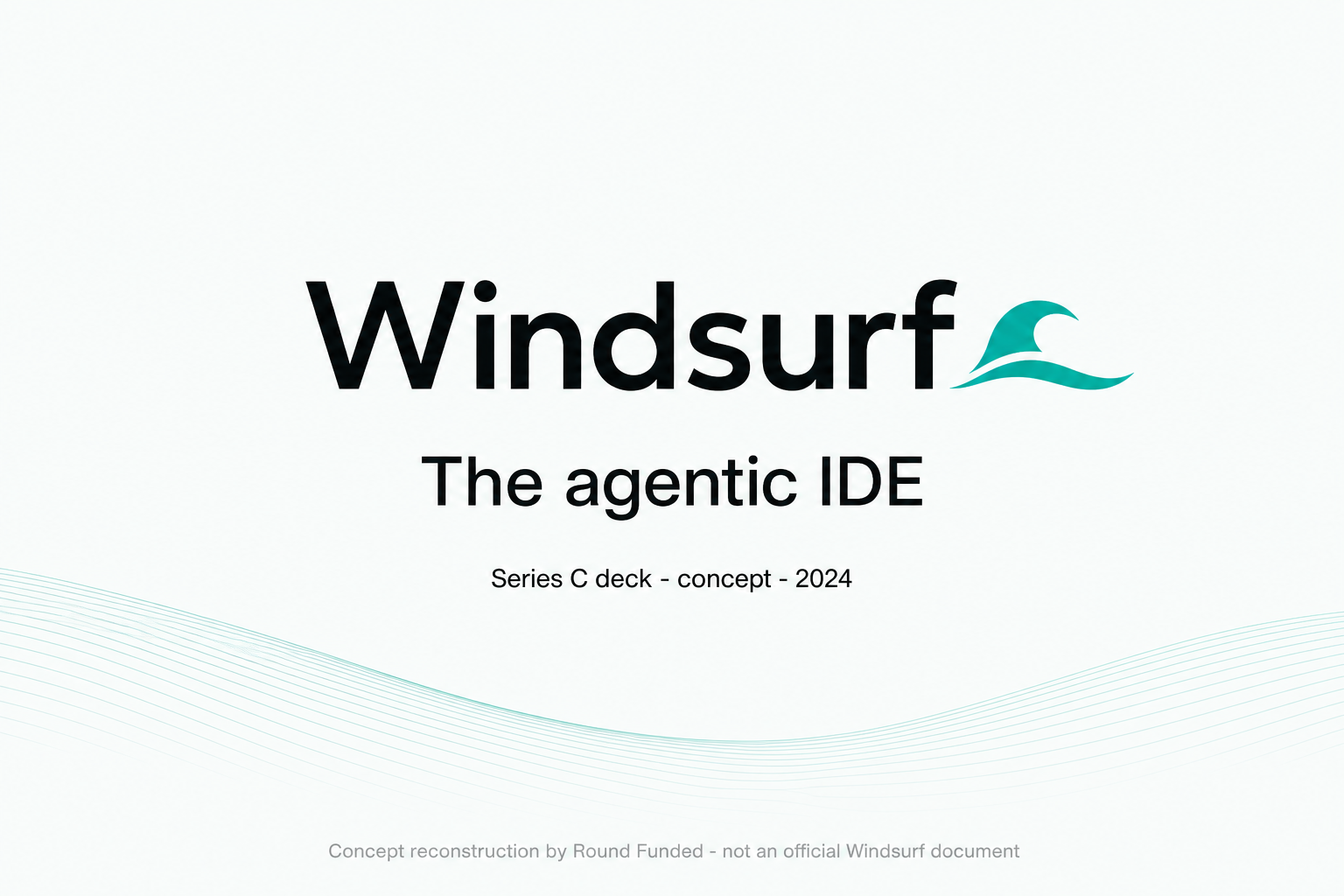 Windsurf pitch deck slide 1