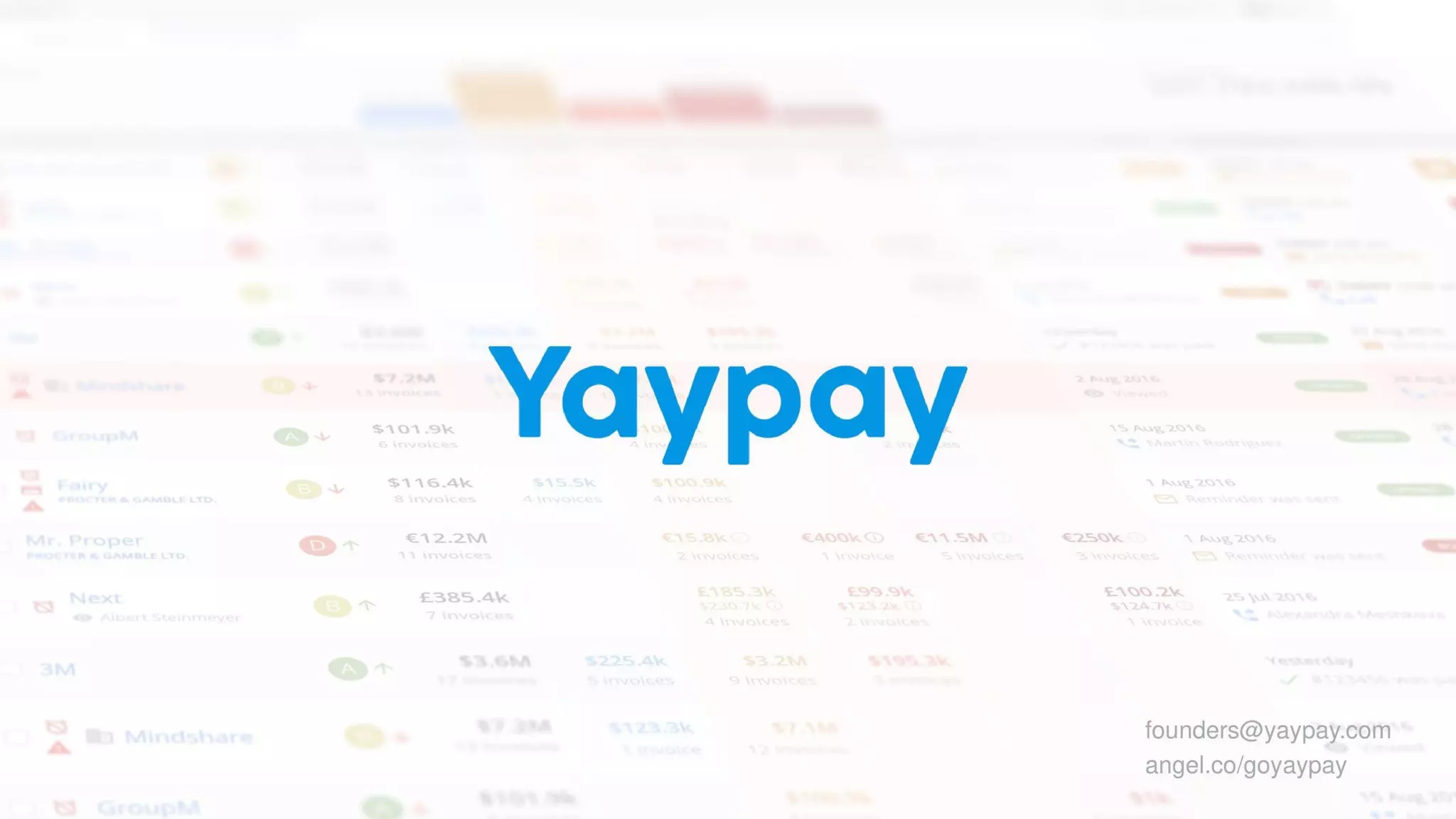 Yay Pay pitch deck slide 1